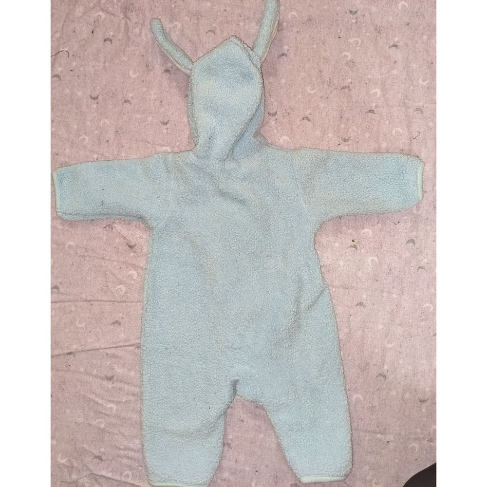 Carter's Blue Fleece Coat/Bunting - Picture 3 of 4